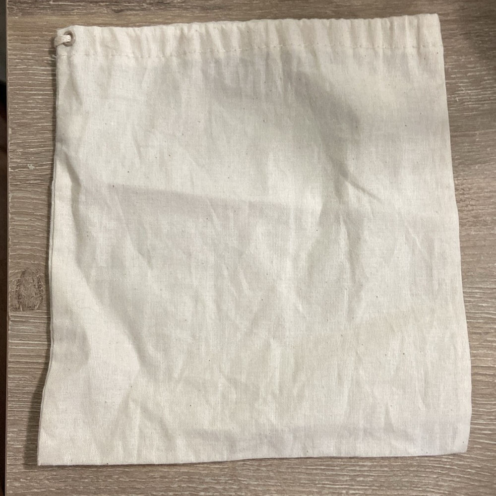 Salvatore Ferragamo Cream Fabric Pouch - Picture 2 of 5